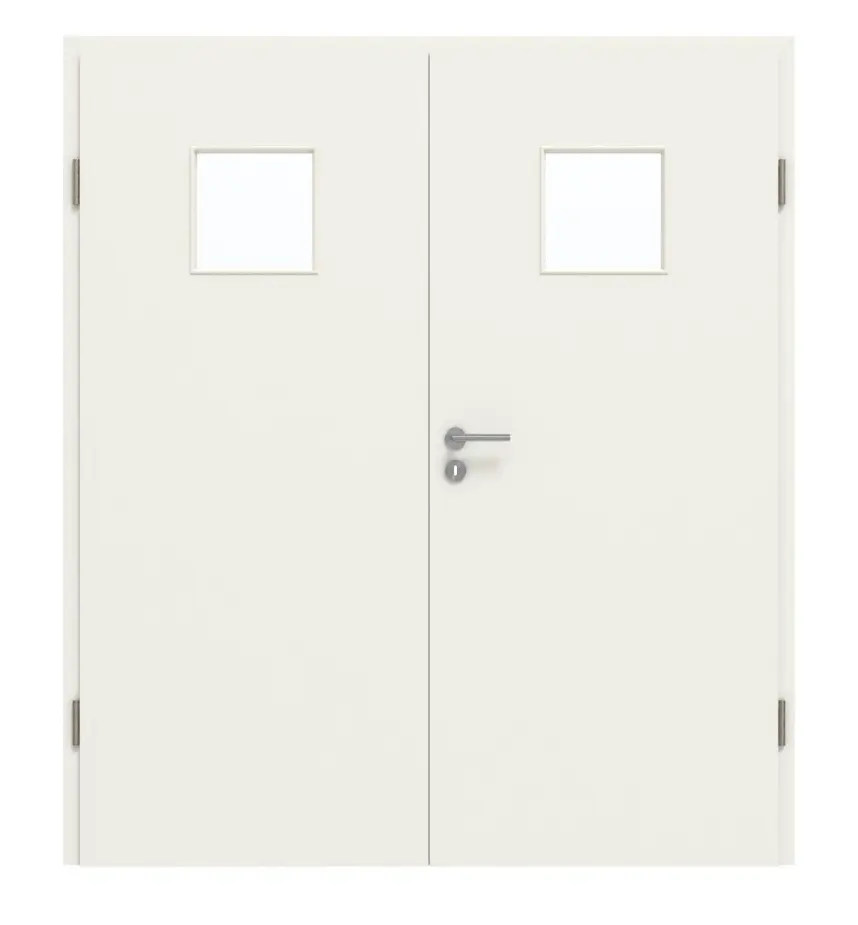 GARANT drzwi dwuskrzydłowe wraz z ościeżnicą 0135-60 Rain Resopal z przeszkleniem LA-7
