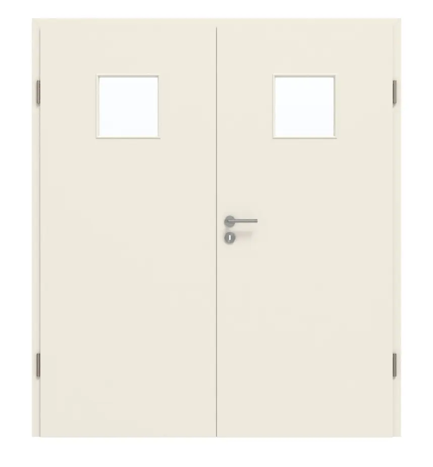 GARANT drzwi dwuskrzydłowe z ościeżnicą 0140-60 Dawn Resopal z przeszkleniem LA-7