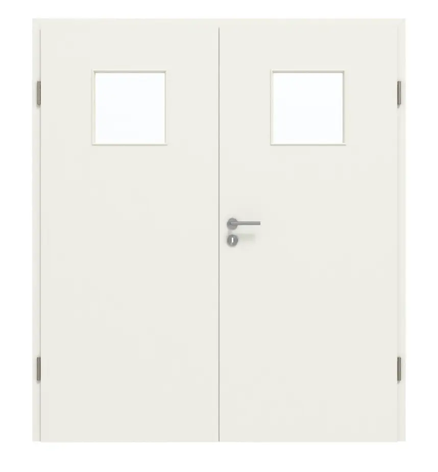 GARANT drzwi dwuskrzydłowe wraz z ościeżnicą 0135-60 Rain Resopal z przeszkleniem LA-8