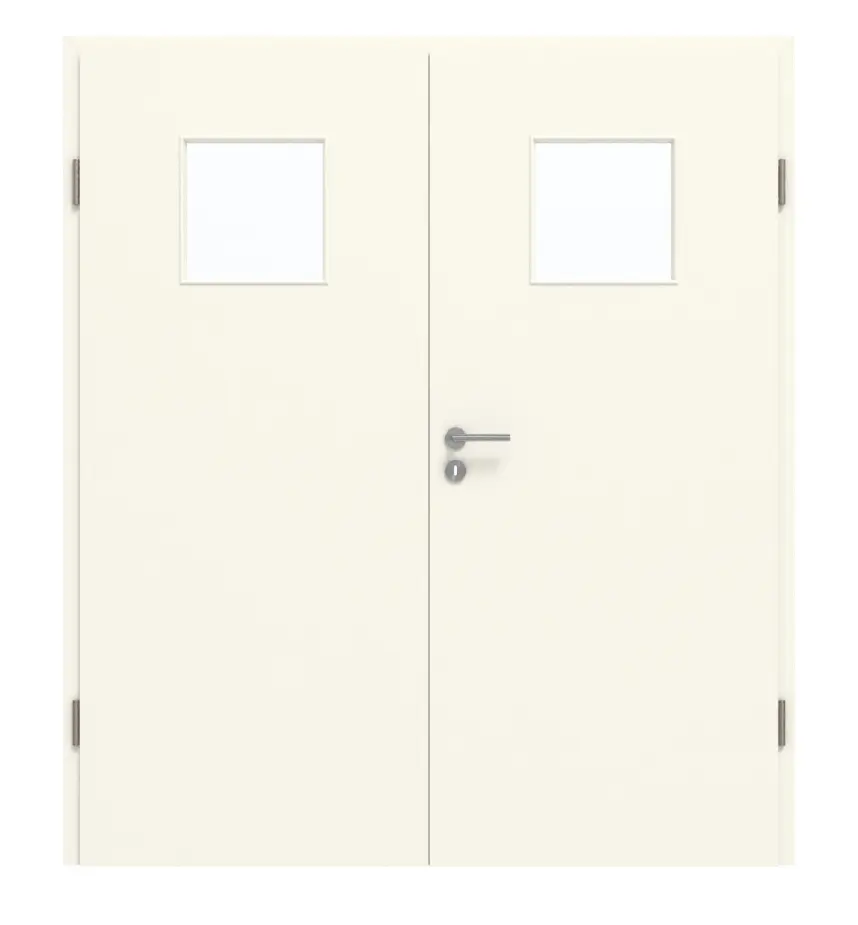 GARANT drzwi dwuskrzydłowe z ościeżnicą 9417-60 Snow White CePaL z przeszkleniem LA-8