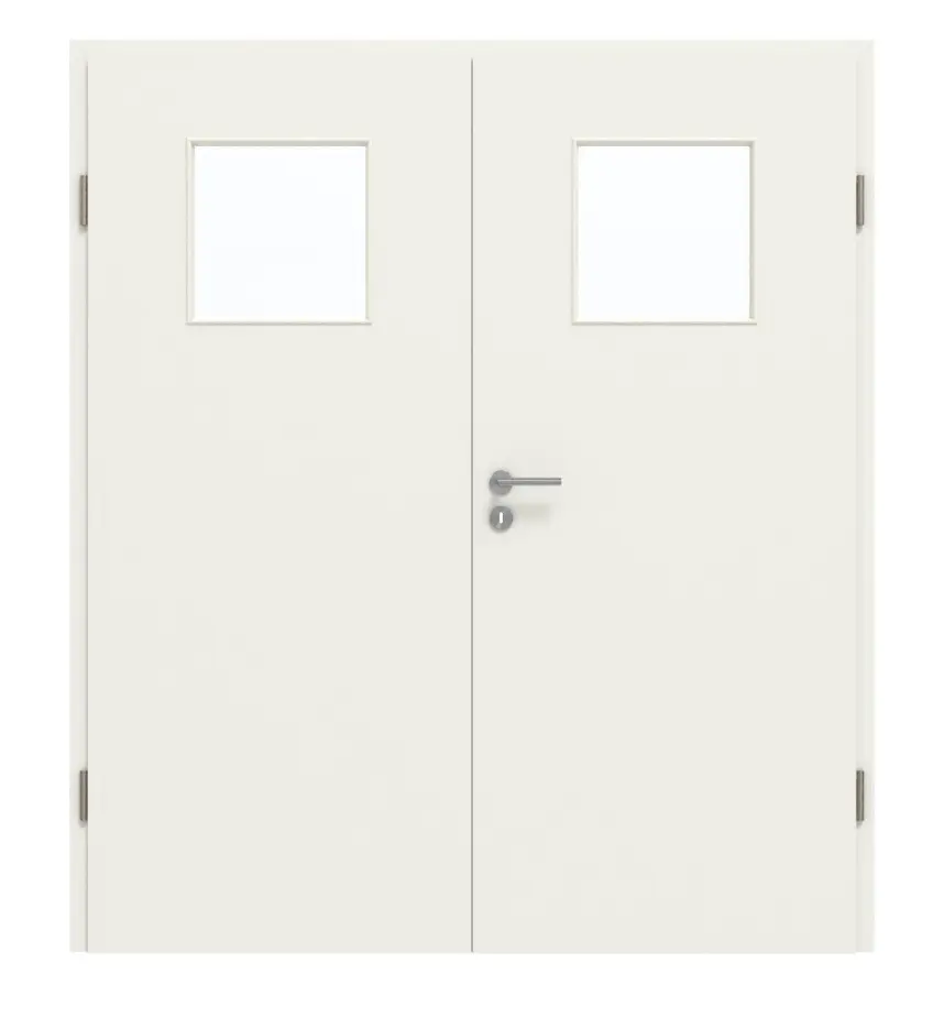 GARANT drzwi dwuskrzydłowe wraz z ościeżnicą 0135-60 Rain Resopal z przeszkleniem LA-9