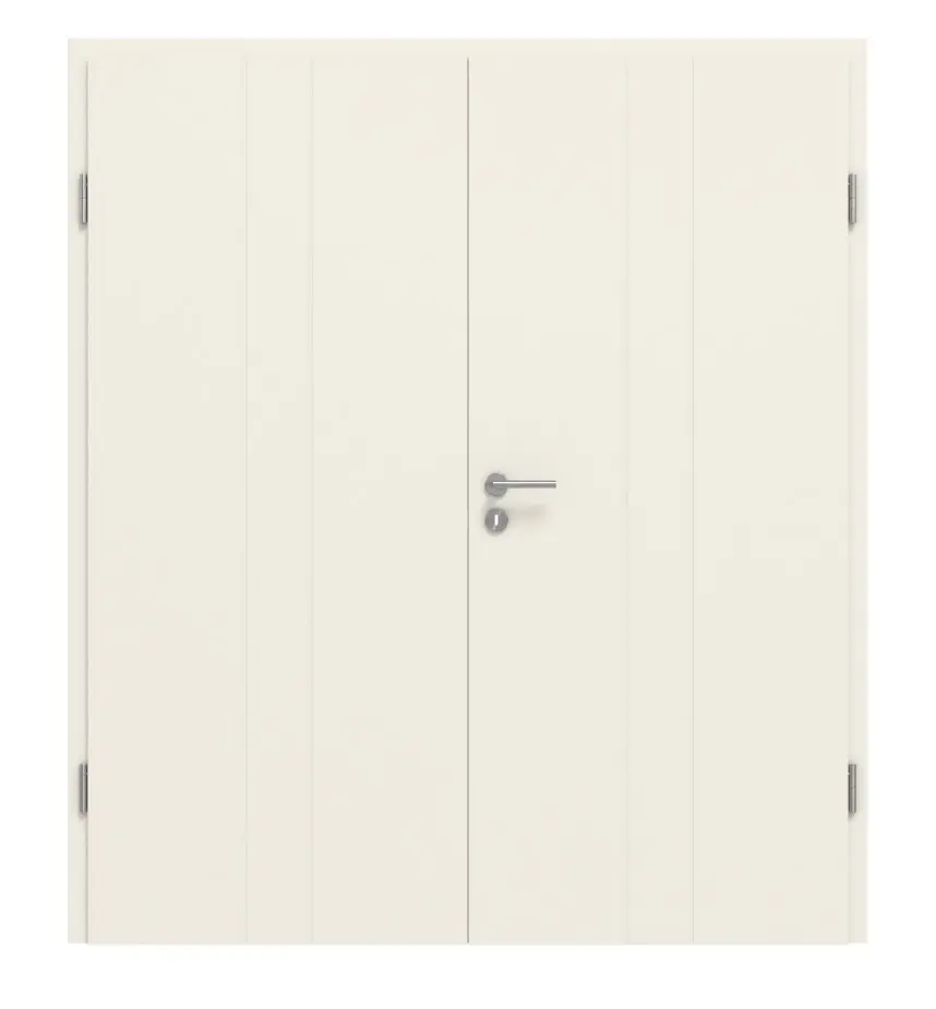 CLASSEN drzwi dwuskrzydłowe Dynamic RAL 9010 biały lakier 2.6 z ościeżnicą