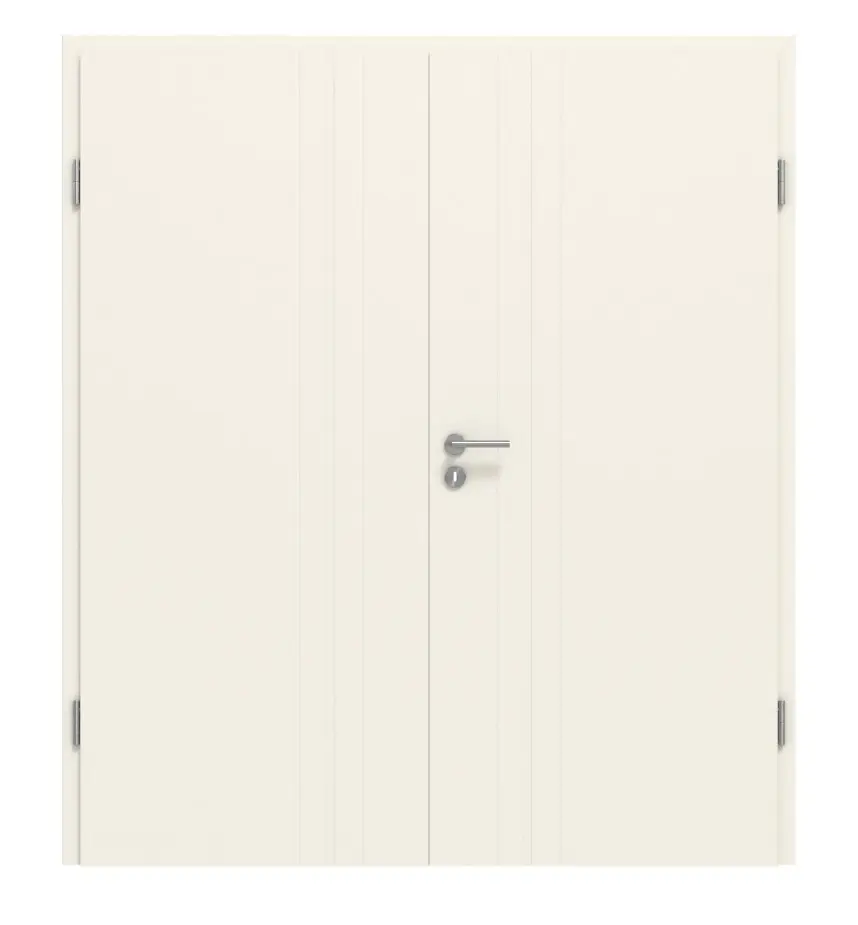 CLASSEN drzwi dwuskrzydłowe Dynamic 3.21 biały lakier RAL 9010 z ościeżnicą