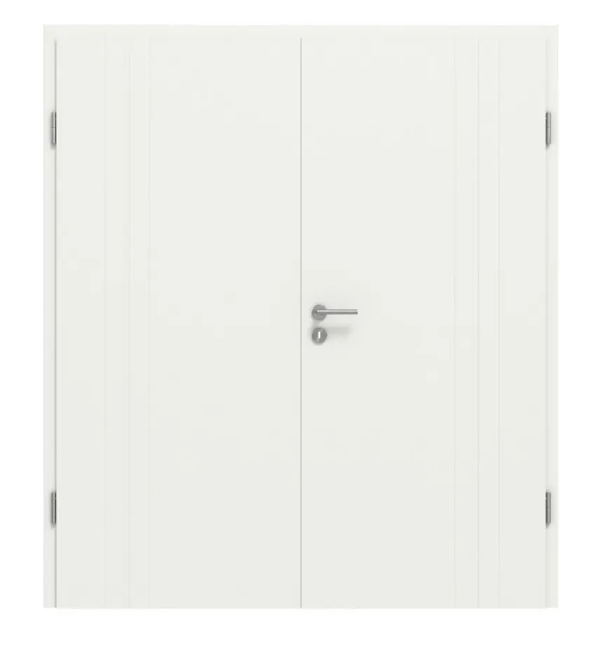 CLASSEN drzwi dwuskrzydłowe Dynamic 3.22 biały lakier RAL 9003 z ościeżnicą