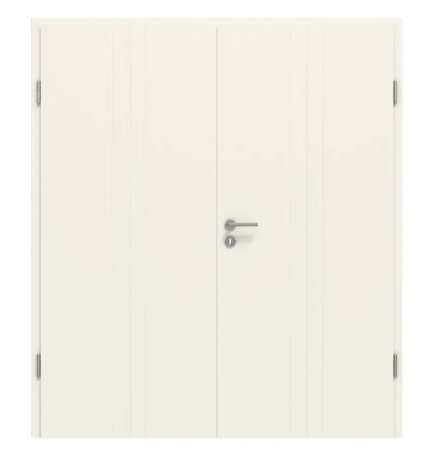 CLASSEN drzwi dwuskrzydłowe Dynamic 3.23 biały lakier RAL 9010 w zestawie z ościeżnicą