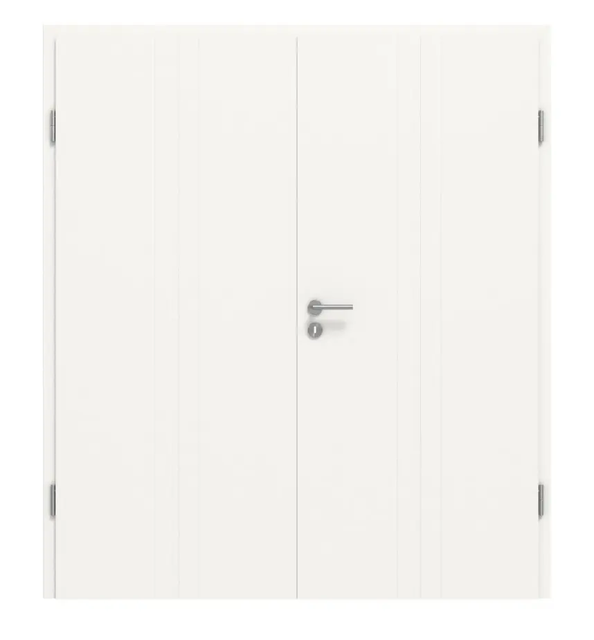 CLASSEN drzwi dwuskrzydłowe Dynamic 3.23 biały lakier RAL 9016 w zestawie z ościeżnicą