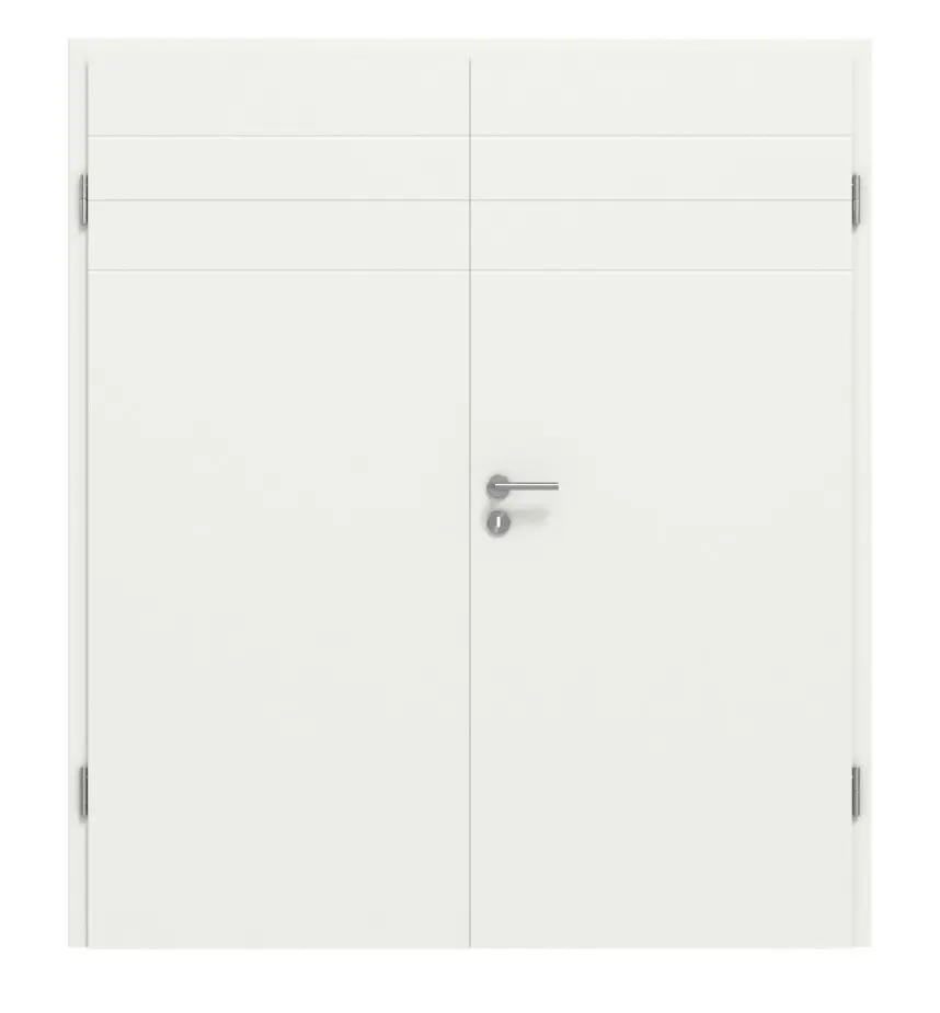 CLASSEN drzwi dwuskrzydłowe Dynamic 3.25 biały lakier RAL 9003 z ościeżnicą