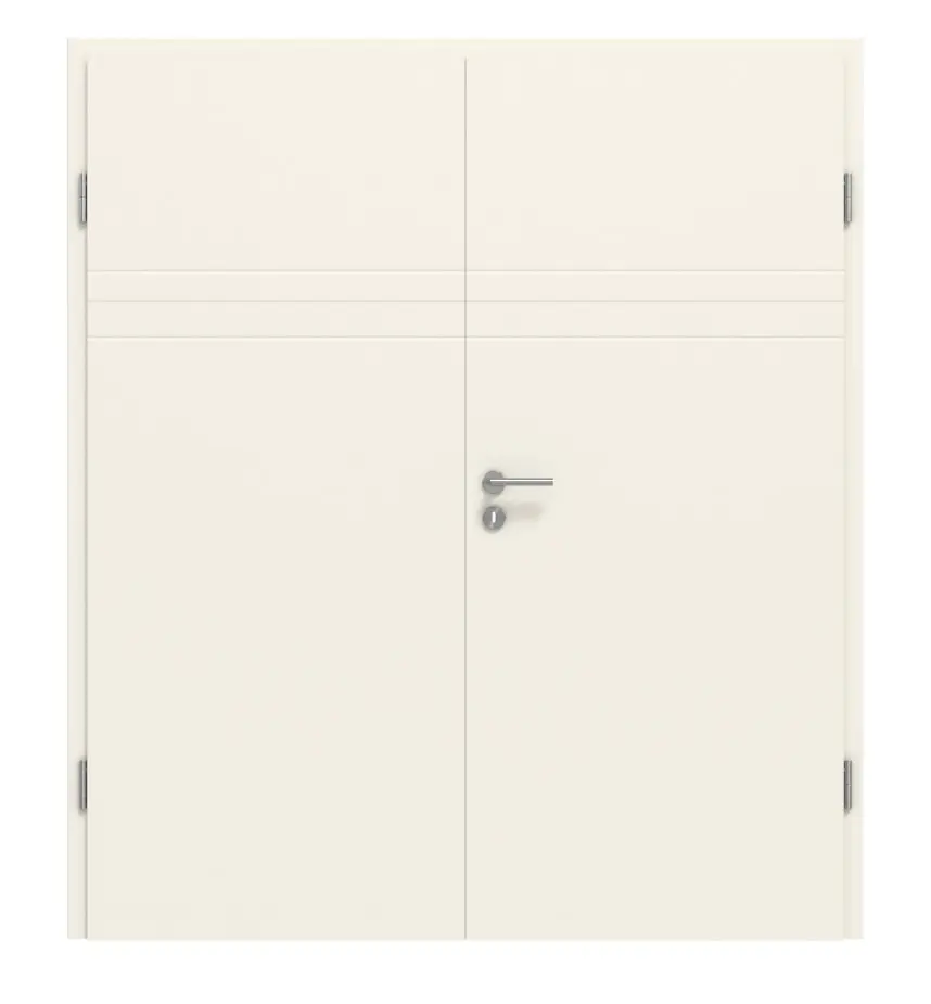 CLASSEN drzwi dwuskrzydłowe Dynamic 3.26 biały lakier RAL 9010 w tym ościeżnica