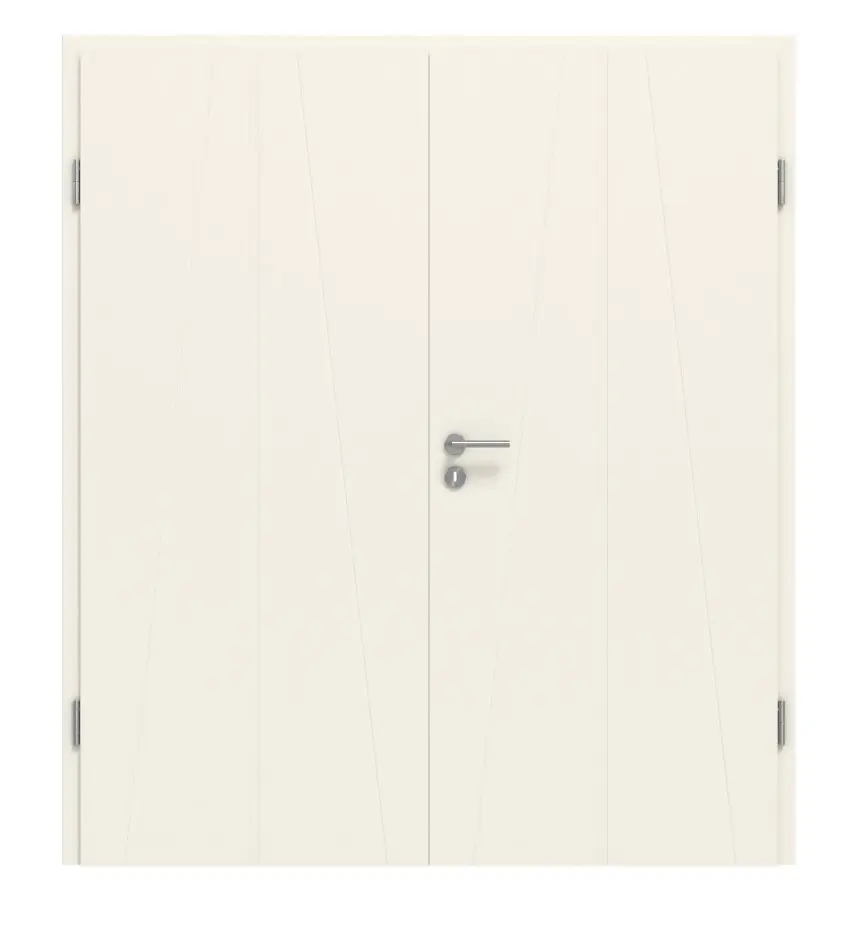 CLASSEN drzwi dwuskrzydłowe Dynamic 3.29 biały lakier RAL 9010 z ościeżnicą