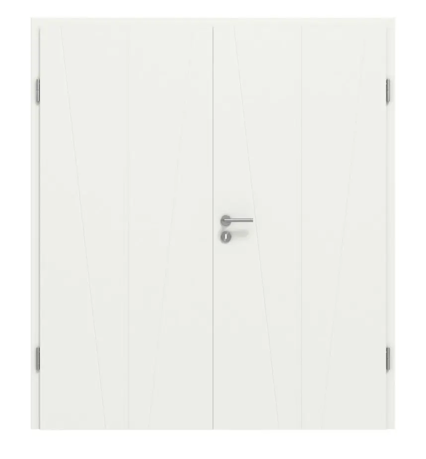 CLASSEN drzwi dwuskrzydłowe Dynamic 3.30 biały lakier RAL 9003 z ościeżnicą