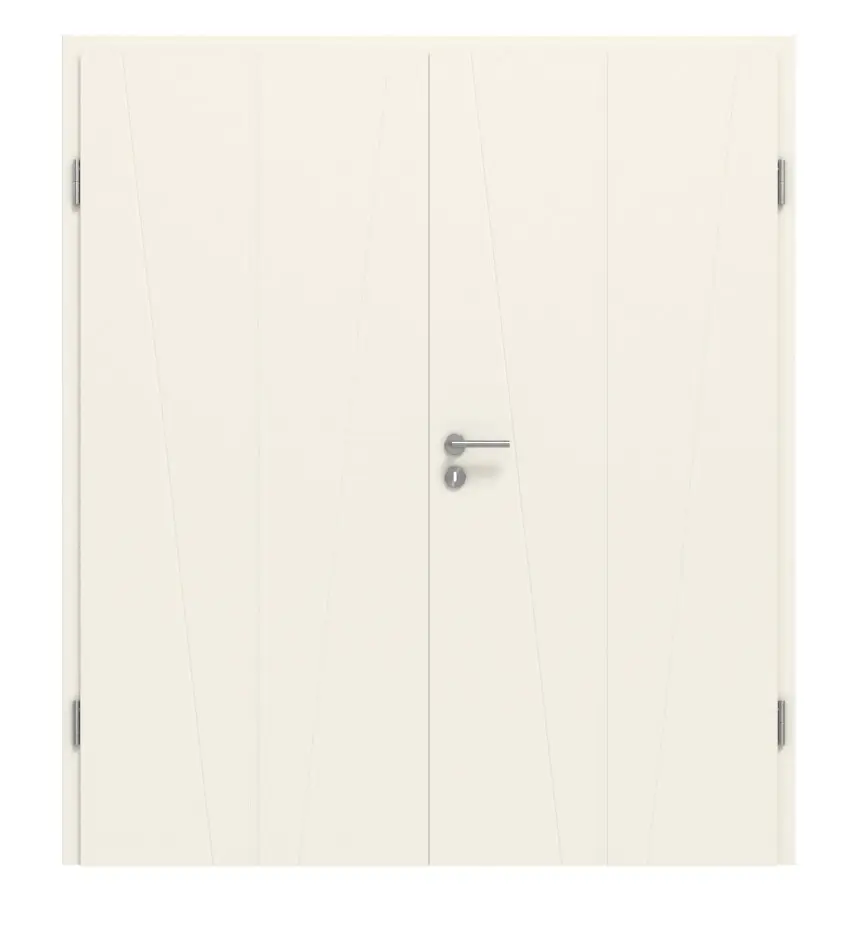 CLASSEN drzwi dwuskrzydłowe Dynamic 3.30 biały lakier RAL 9010 z ościeżnicą
