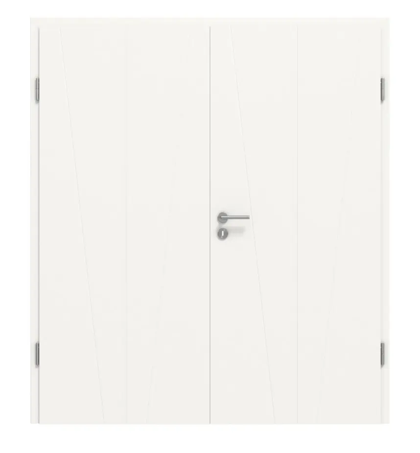 CLASSEN drzwi dwuskrzydłowe Dynamic 3.30 biały lakier RAL 9016 z ościeżnicą