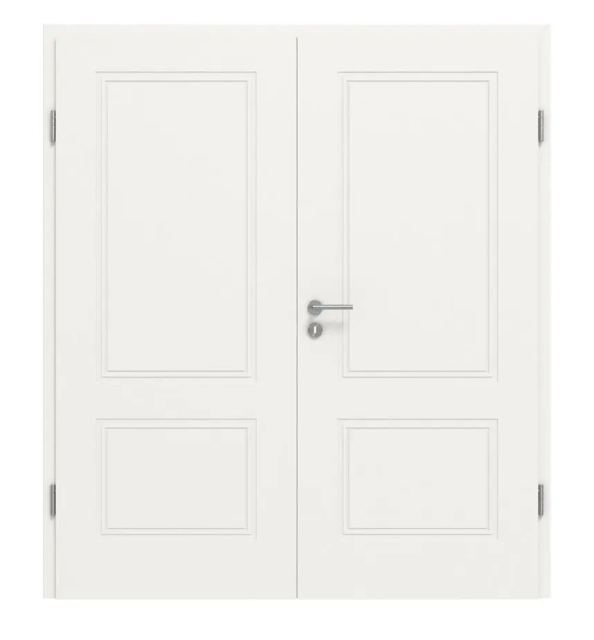 CLASSEN drzwi dwuskrzydłowe Terra RAL 9016 biały lakier 3.9 z ościeżnicą