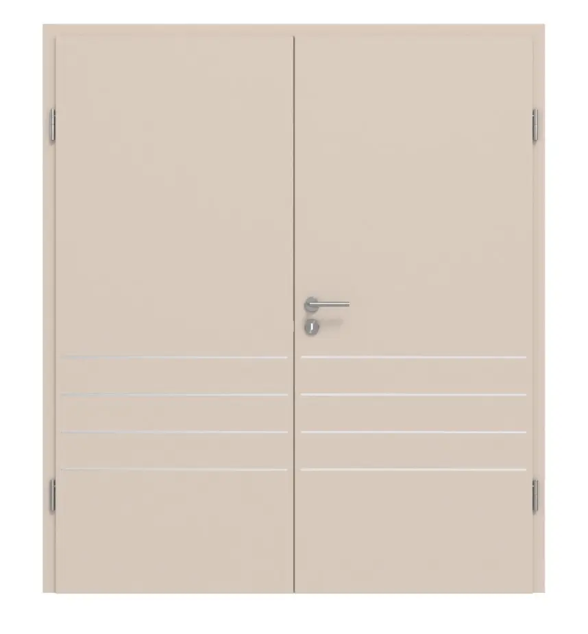 CLASSEN drzwi 2-skrzydłowe Kaschmir CPL 4.14 z ościeżnicą