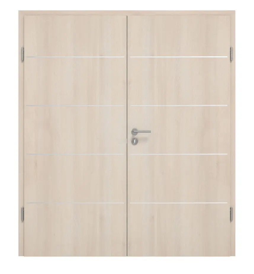 CLASSEN drzwi podwójne akacja jasny CPL 4.8 z ościeżnicą