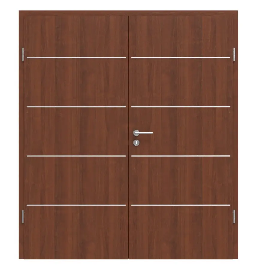 CLASSEN drzwi dwuskrzydłowe Orzech włoski CPL 4.8 z ościeżnicą