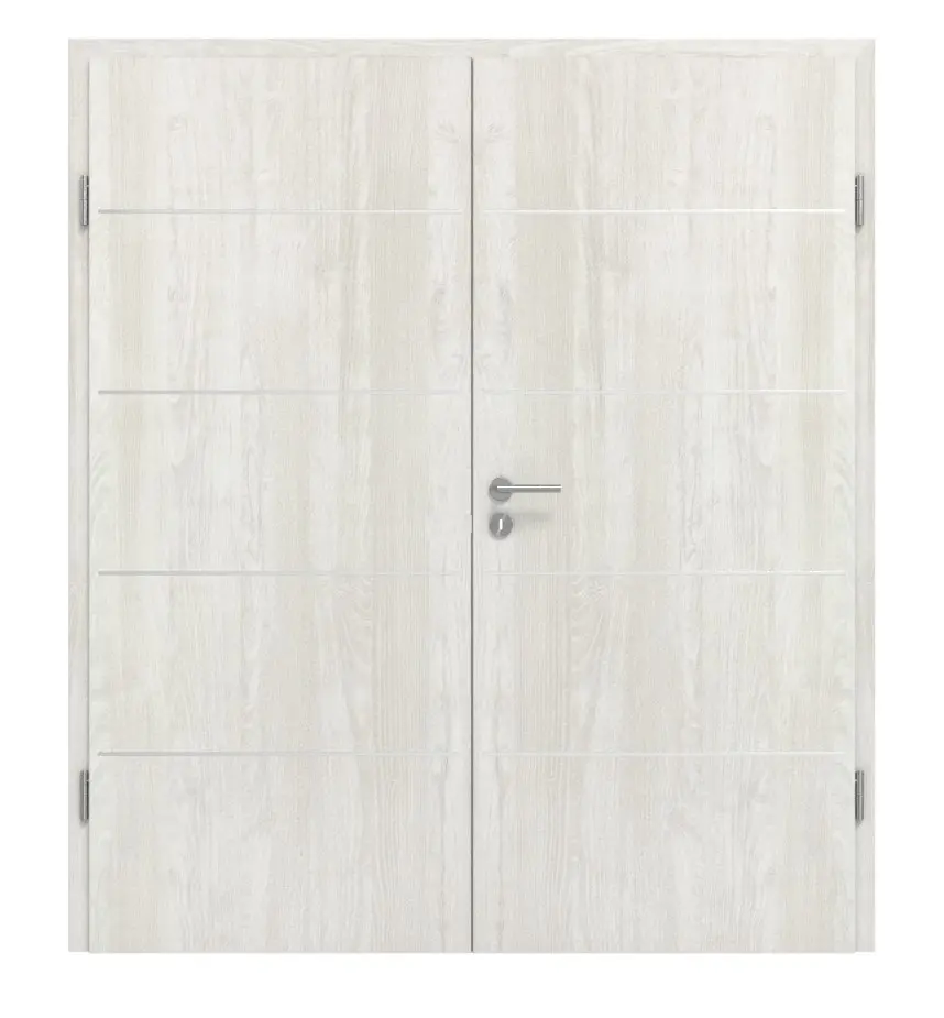 CLASSEN drzwi dwuskrzydłowe Norwegische Esche CPL 4.8 z ościeżnicą