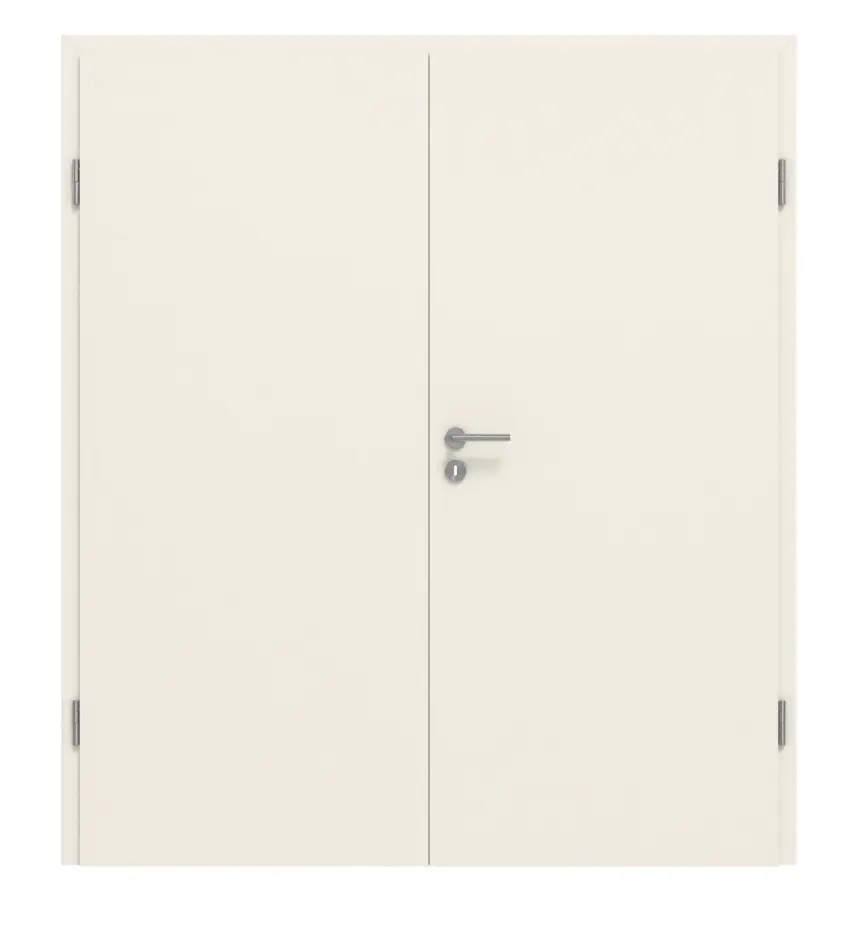 GARANT drzwi dwuskrzydłowe z ościeżnicą, biały lakier 9010
