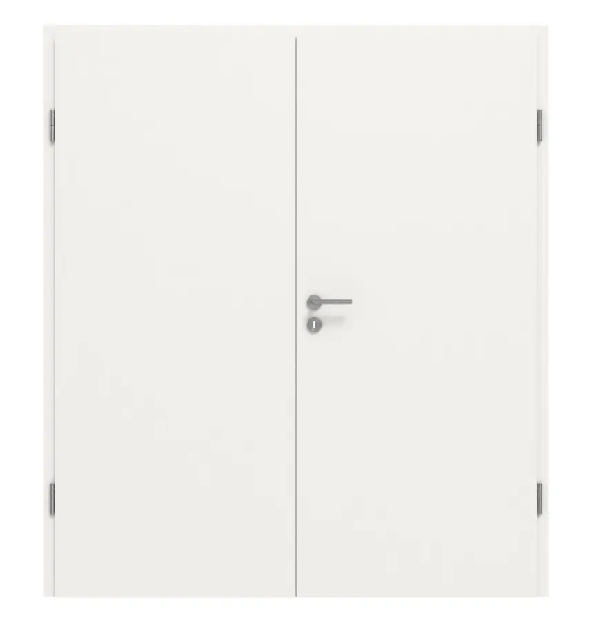 GARANT drzwi dwuskrzydłowe z ościeżnicą biały lakier 9016 CePaL