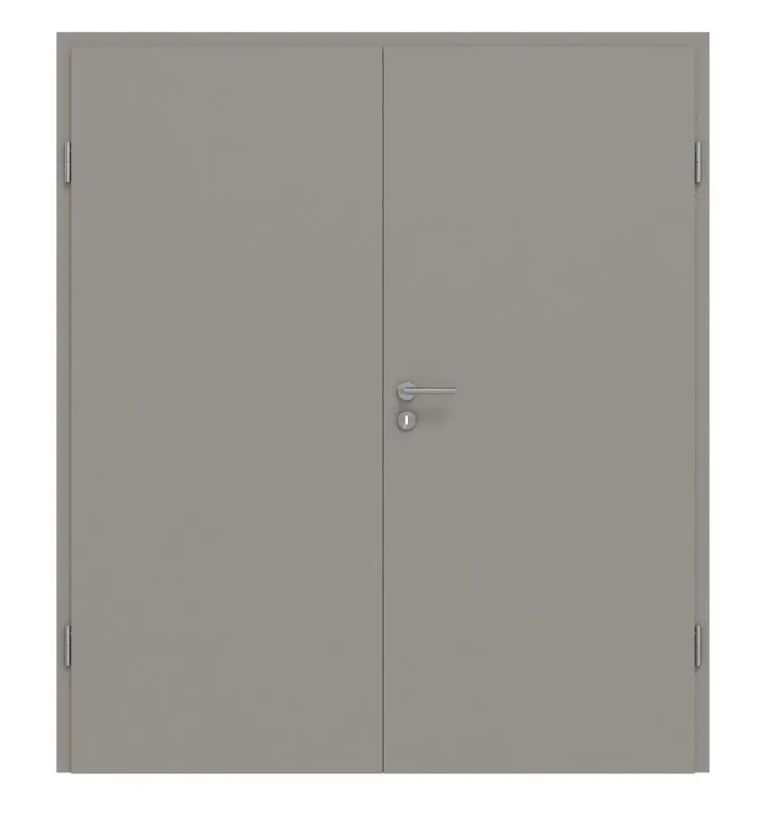 GARANT drzwi dwuskrzydłowe w tym ościeżnica U12115SD szary platynowy GHK08