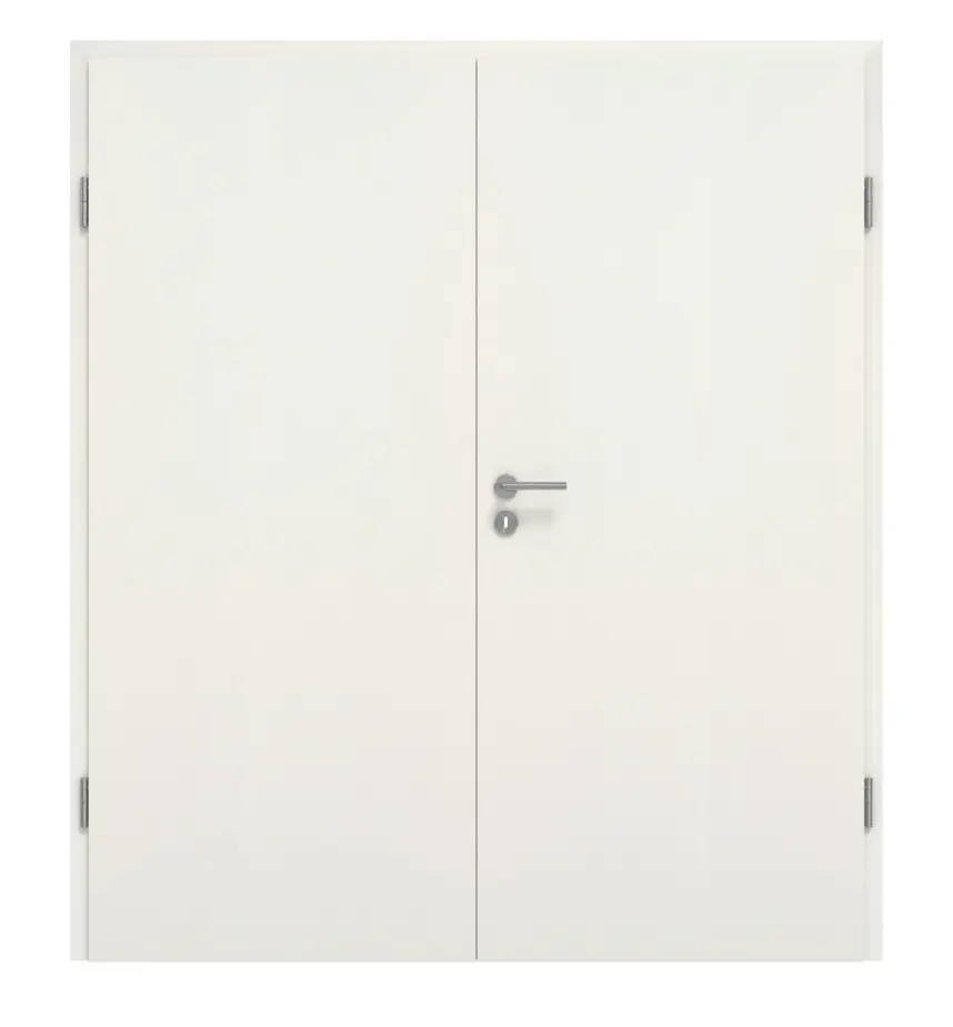 GARANT Drzwi dwuskrzydłowe wraz z ościeżnicą, biel ze strukturą Premium GCK08