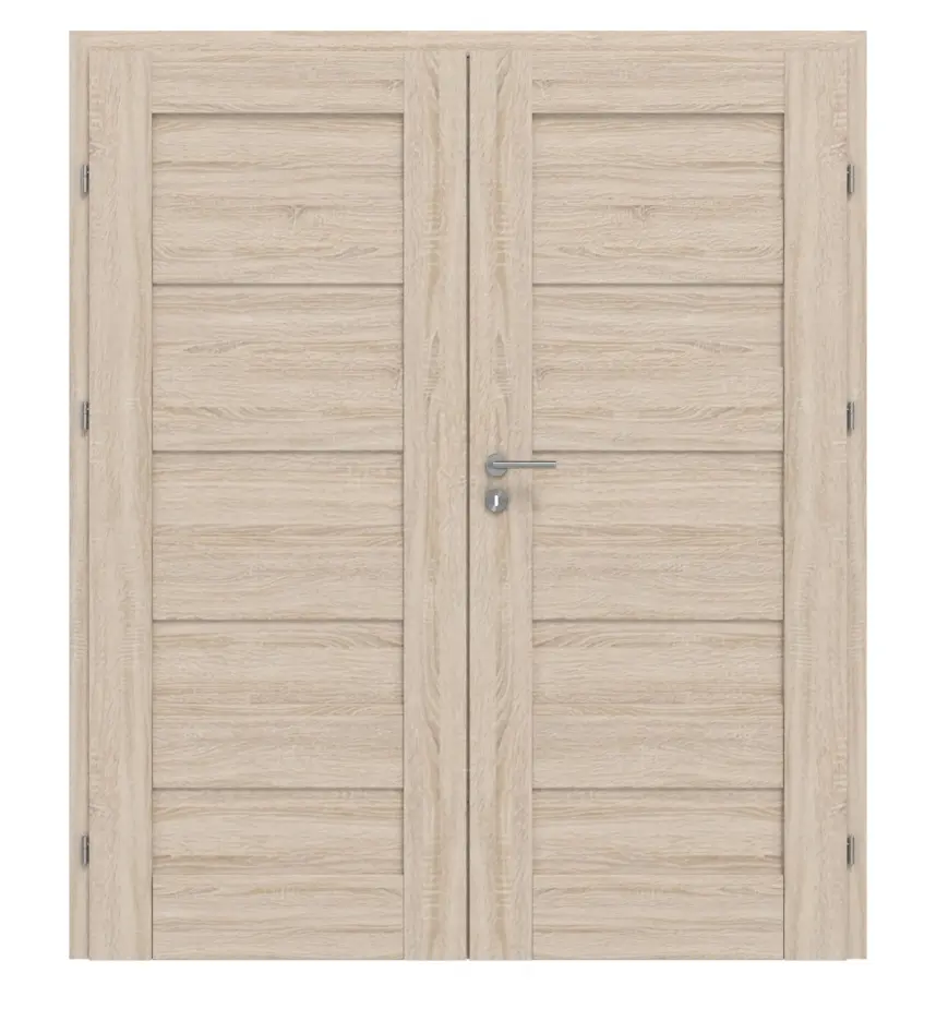 CLASSEN drzwi dwuskrzydłowe Havana M1 dąb Sonoma 3D Look z ościeżnicą
