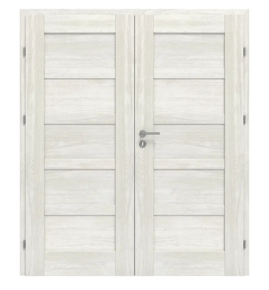 CLASSEN drzwi dwuskrzydłowe Lukka M1 jesion norweski CPL w tym ościeżnica