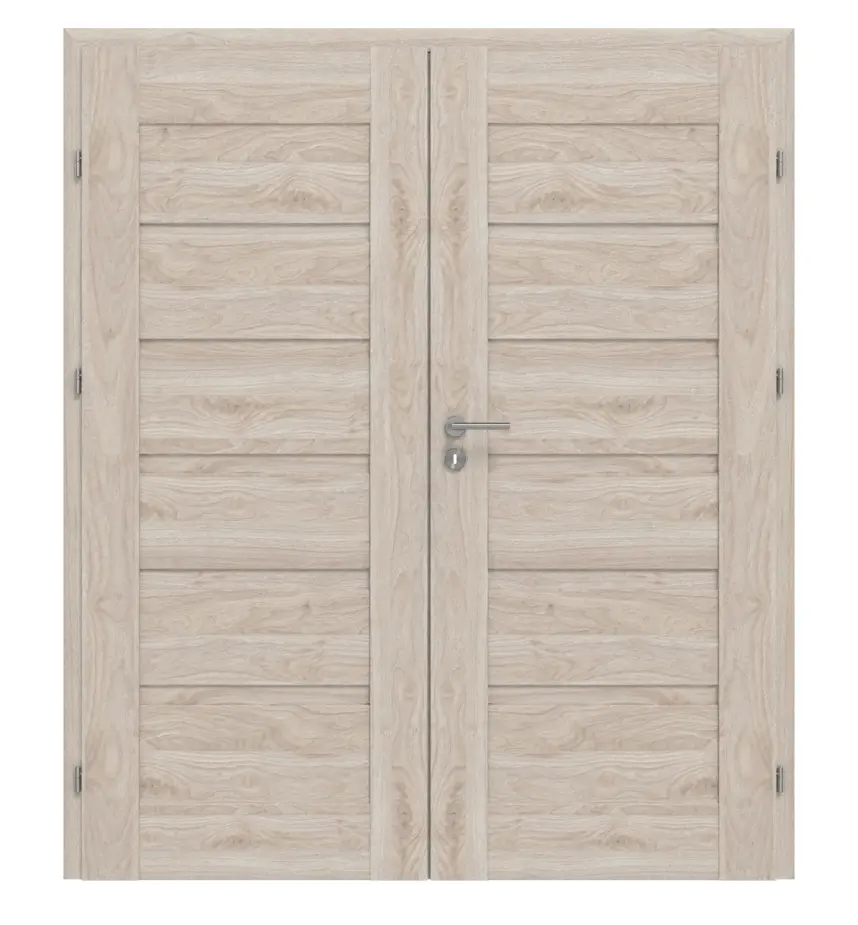 CLASSEN drzwi dwuskrzydłowe Magnetic M1 Orzech Kolumbia jasny 3D Look w tym ościeżnica
