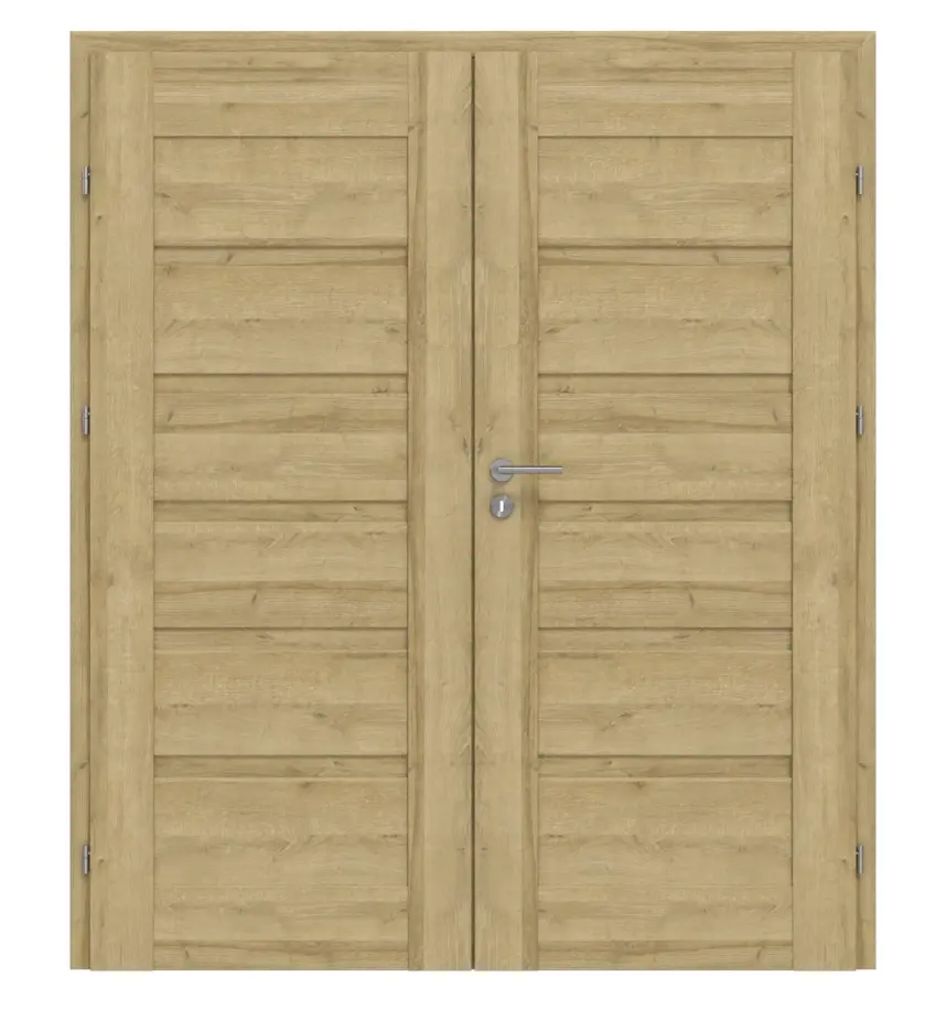 CLASSEN drzwi dwuskrzydłowe Magnetic M1 Riviera dąb 3D Look z ościeżnicą