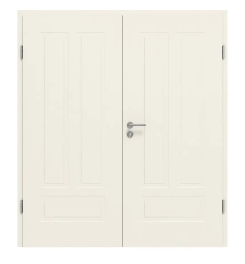 GARANT drzwi dwuskrzydłowe Milano M3/2 biały lakier z ościeżnicą