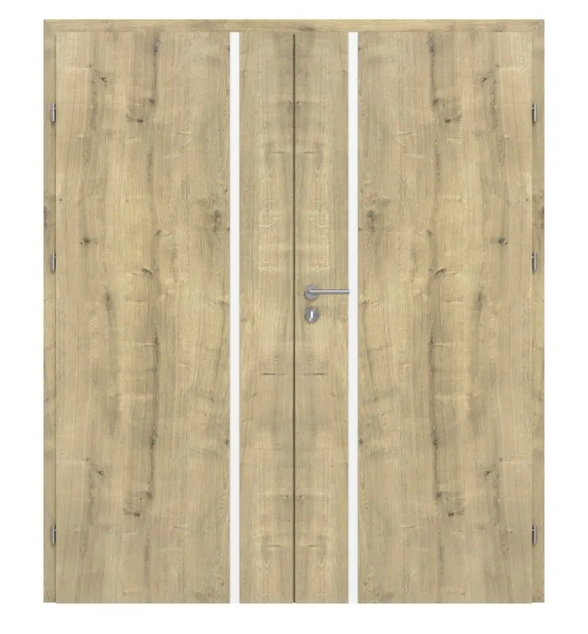 CLASSEN drzwi dwuskrzydłowe Modul M1 Hamilton dąb wzdłuż CPL w tym ościeżnica