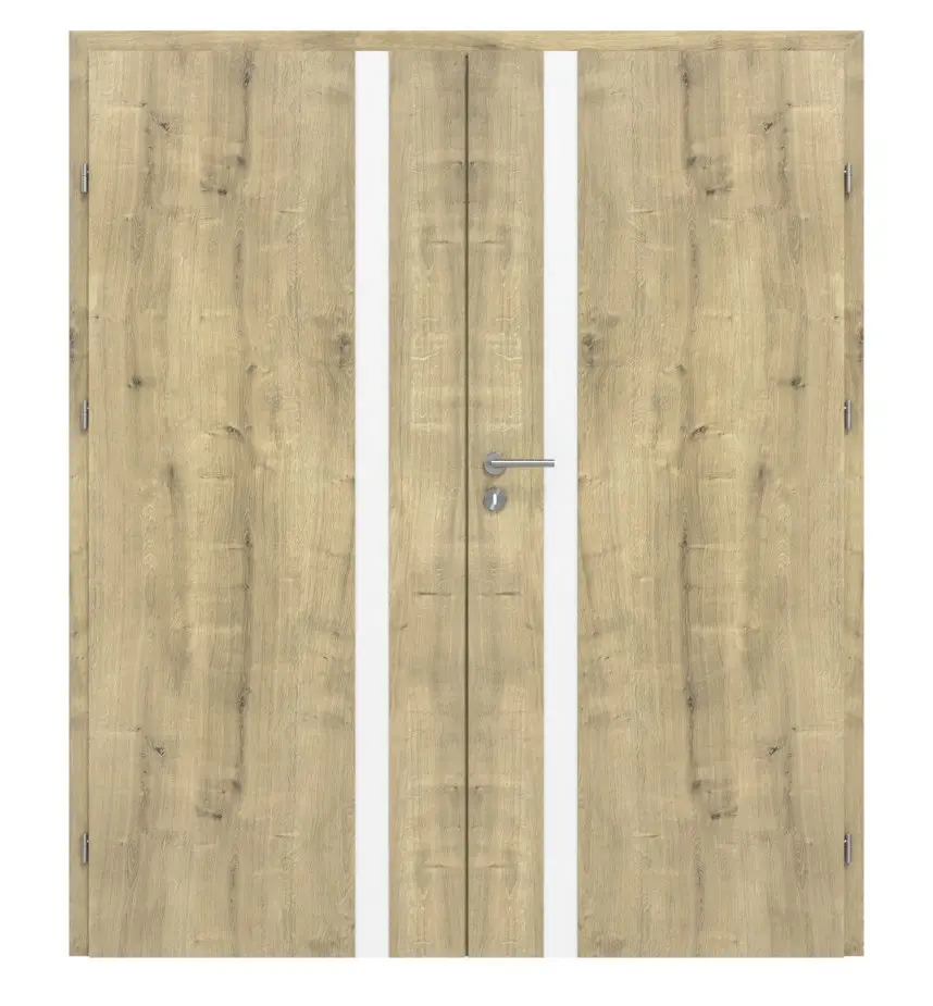 CLASSEN drzwi dwuskrzydłowe Modul M2 Hamilton dąb wzdłuż CPL z ościeżnicą