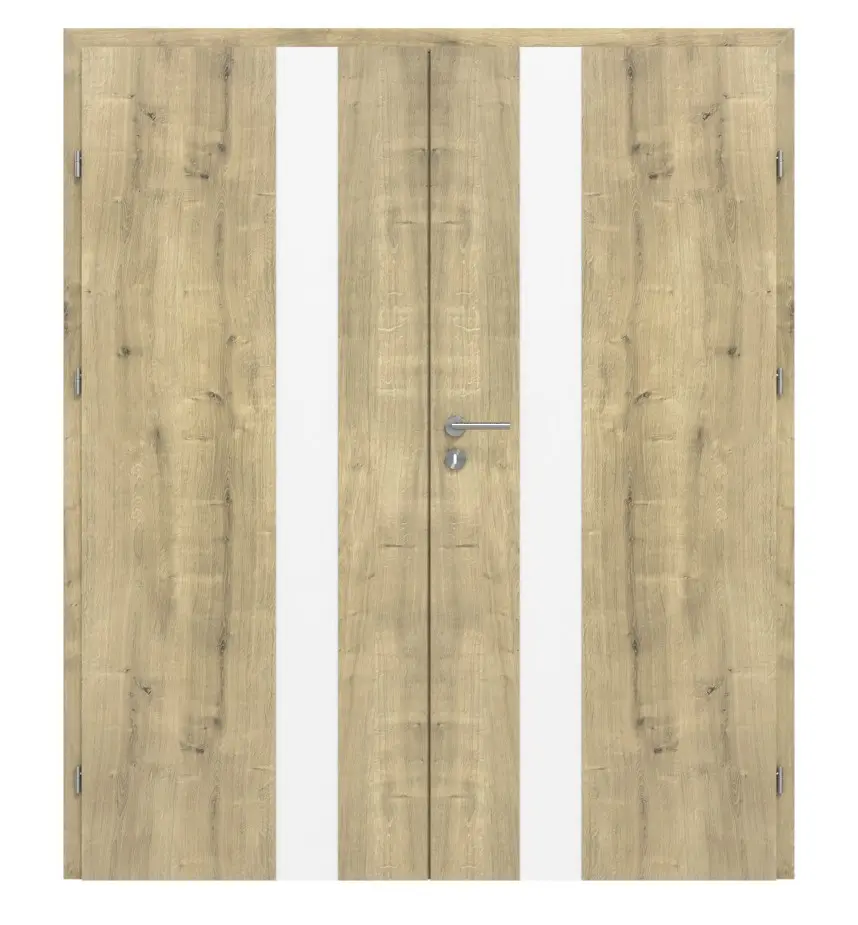 CLASSEN drzwi dwuskrzydłowe Modul M3 Hamilton dąb wzdłuż CPL z ościeżnicą