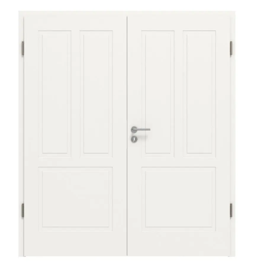 Widok frontowy Montana 3 ClassicLine biały lakier drzwi dwuskrzydłowe z ościeżnicą - Hörmann