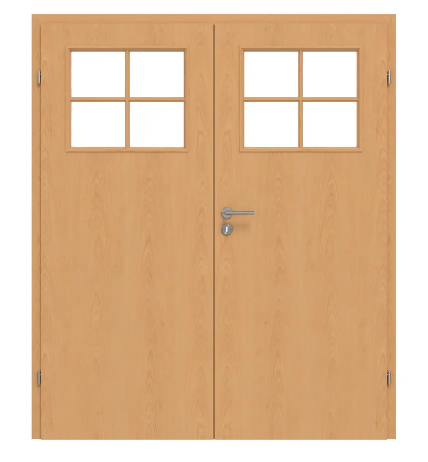 CLASSEN drzwi dwuskrzydłowe Natura LA 1/3 buk Primo w zestawie z ościeżnicą z przeszkleniem