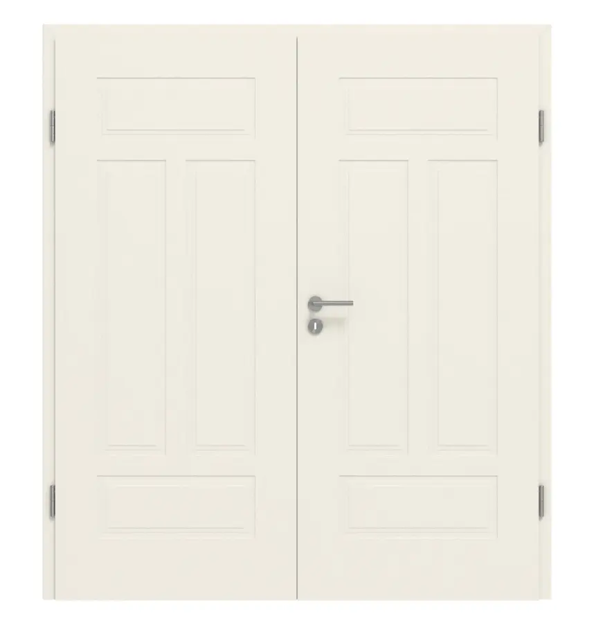 GARANT drzwi dwuskrzydłowe Parma PF1 biały lakier z ościeżnicą