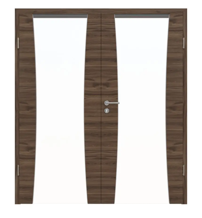 HÖRMANN drzwi dwuskrzydłowe Rail 2 dąb alpejski wzdłuż Duradecor DesignLine z ościeżnicą