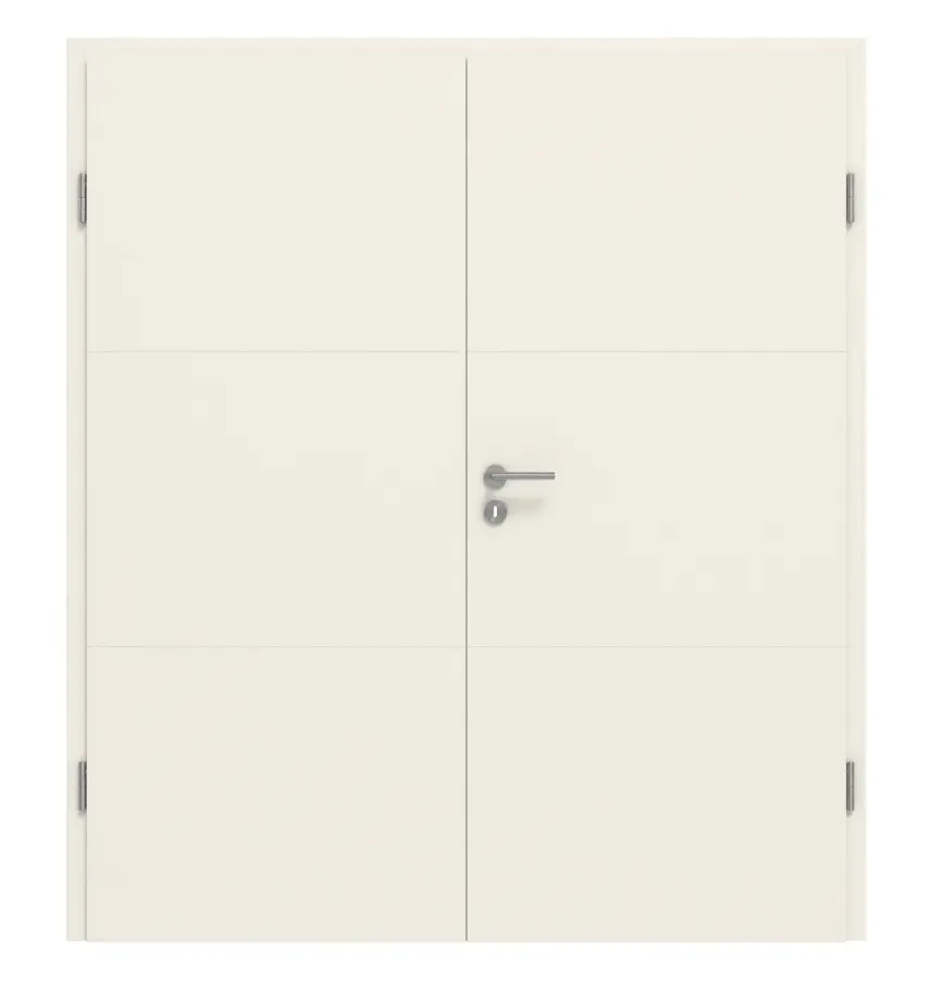 GARANT drzwi dwuskrzydłowe Riva RI12 biały lakier z ościeżnicą