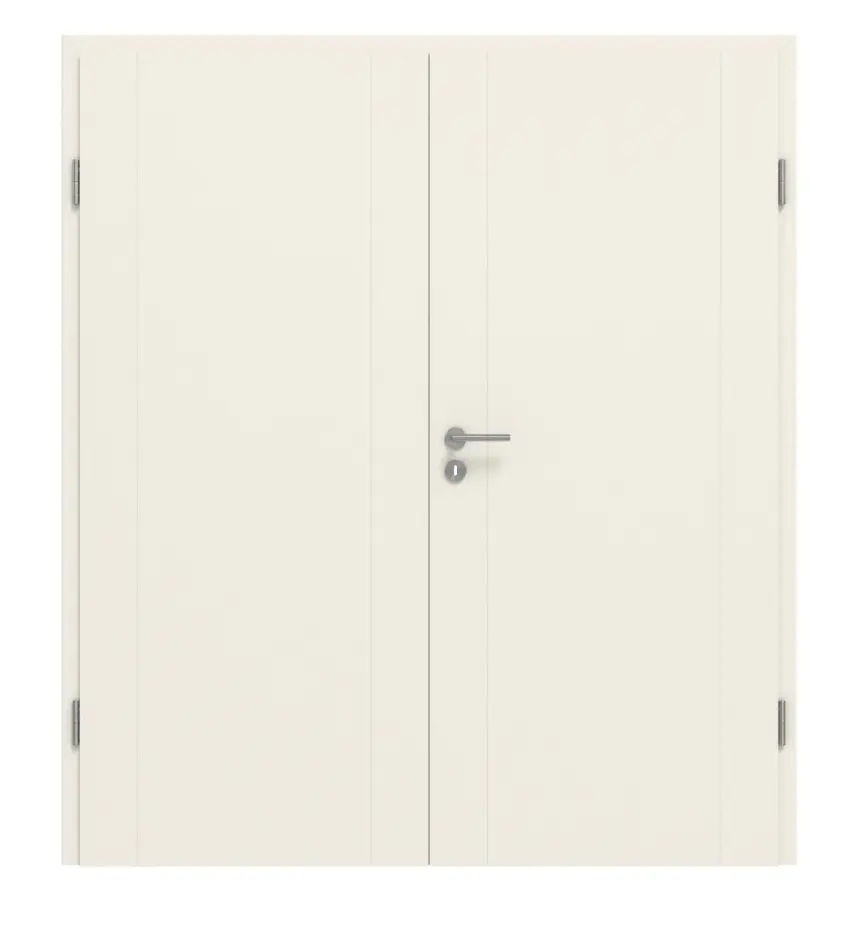 GARANT drzwi dwuskrzydłowe Riva RI2 biały lakier z ościeżnicą