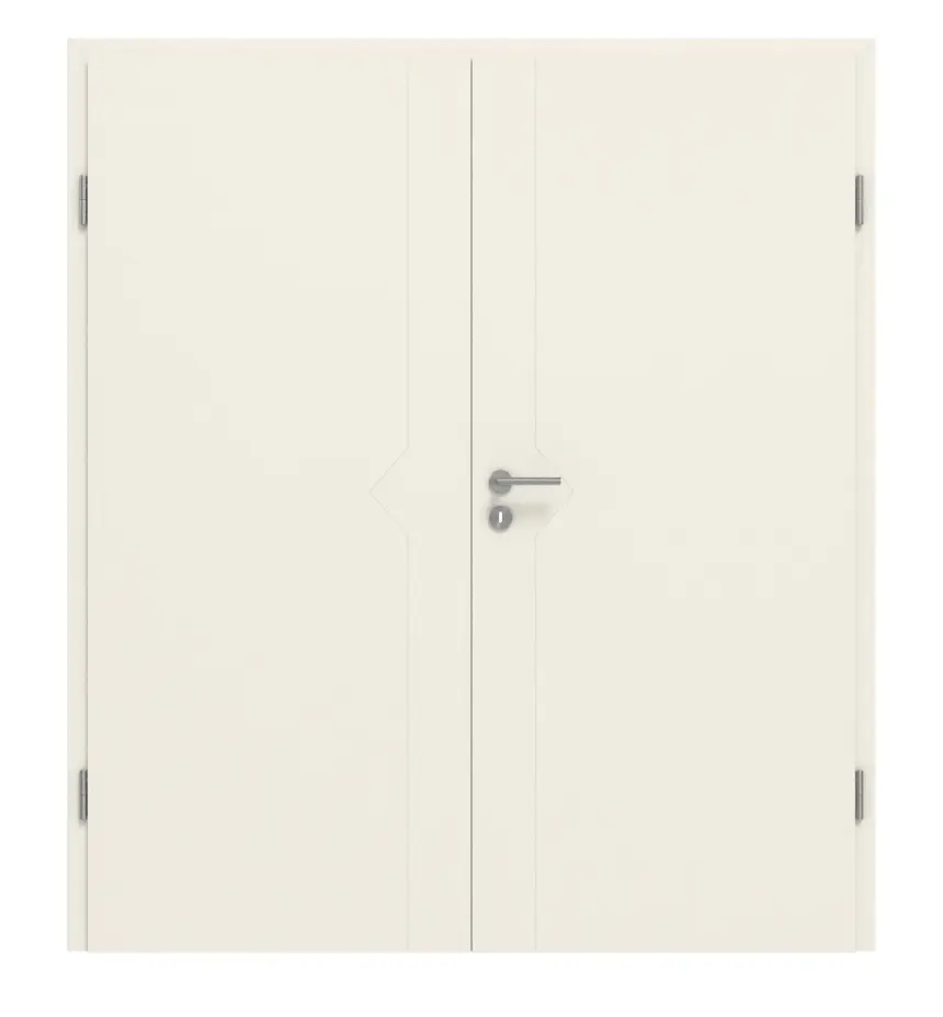 GARANT drzwi dwuskrzydłowe Riva RI3 biały lakier z ościeżnicą
