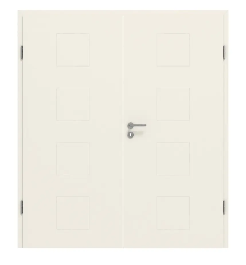 GARANT drzwi dwuskrzydłowe Riva RI5 biały lakier z ościeżnicą