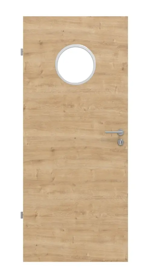 Widok frontowy dębu sękatego wzdłuż LA bulaj Basic Durat drzwi wewnętrzne - Huga