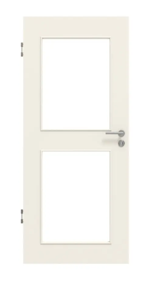 Widok frontowy: biały podobny do RAL 9010 LA 12 Basic lakier drzwi wewnętrzne - Huga