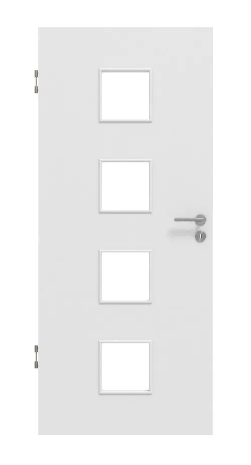 Widok frontowy - biel baliowa LA 14 Basic Durat drzwi wewnętrzne - Huga