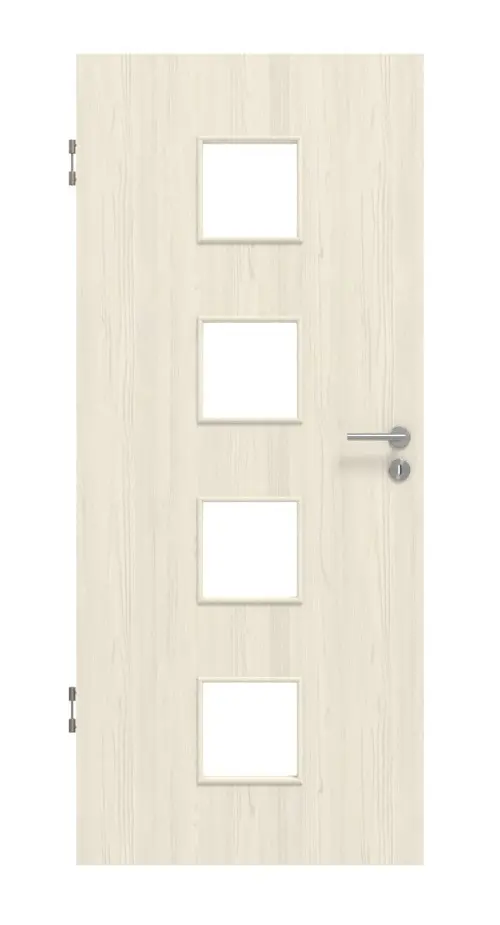 Widok frontowy – modrzew lazurytowany LA 14 Basic Durat drzwi wewnętrzne - Huga