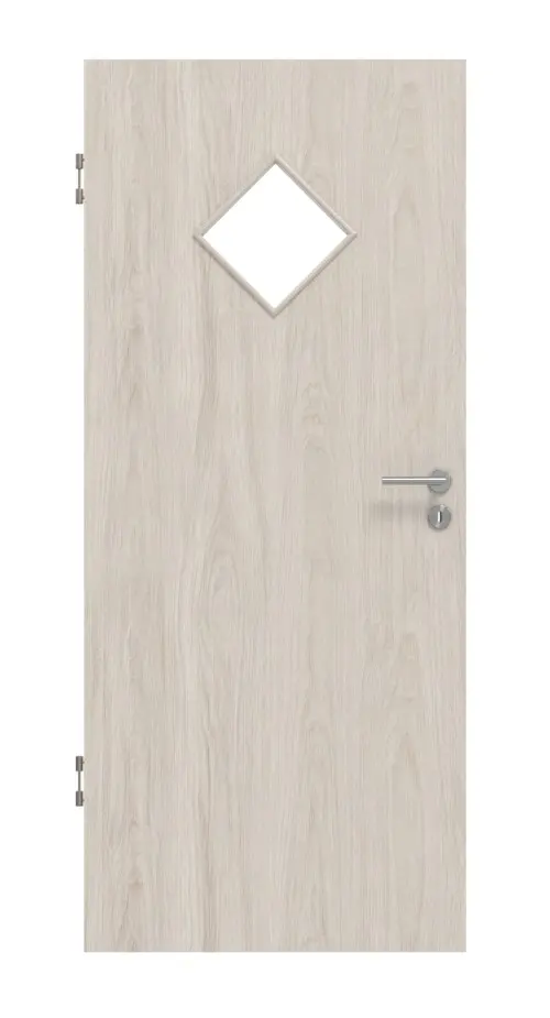 Widok frontowy dąb lazurowany LA 6 Raute Basic Durat drzwi wewnętrzne - Huga