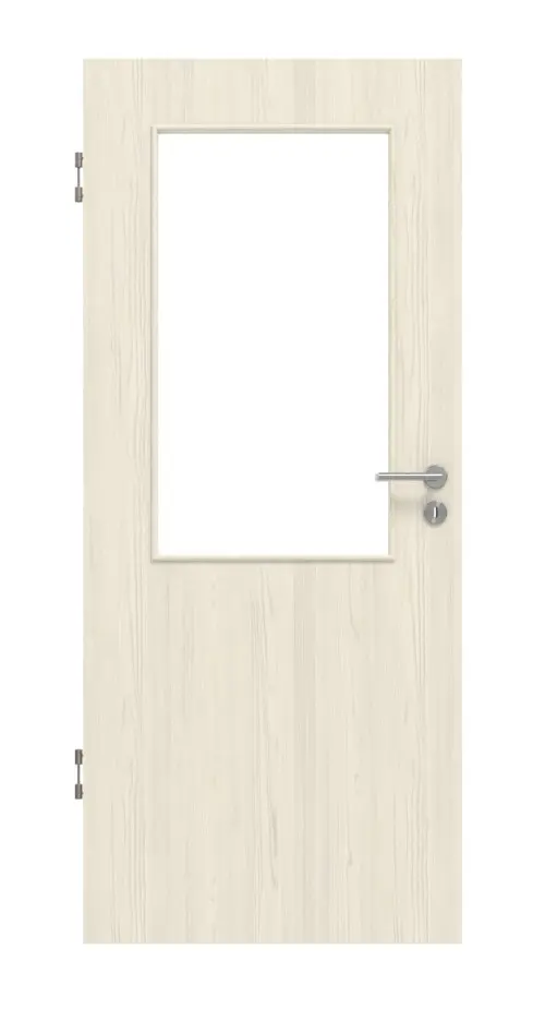 Widok frontowy modrzew lazurowany LA 7 Basic Durat drzwi wewnętrzne - Huga