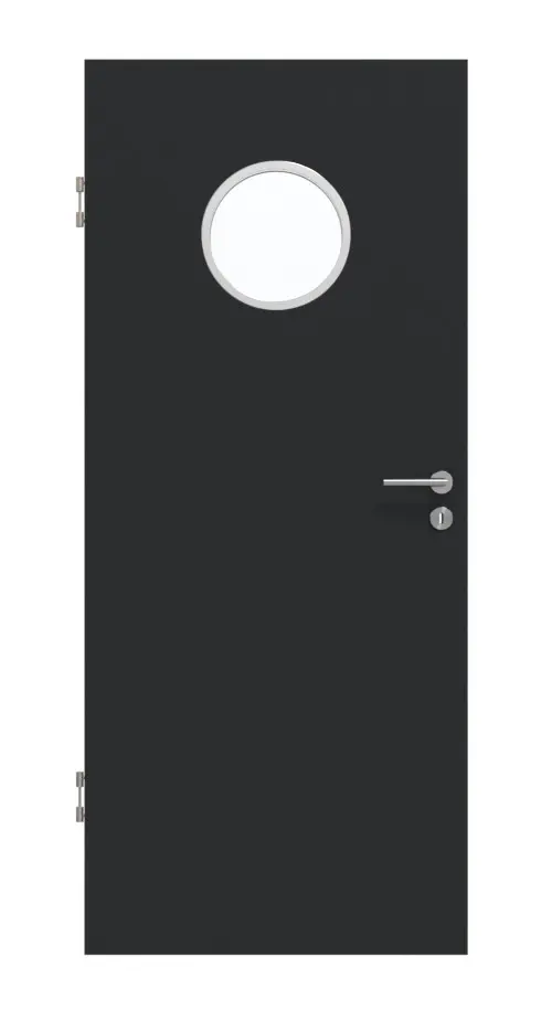 Widok frontowy antracyt RAL 7016 LA bulaj lakier matowy Basic drzwi wewnętrzne - Huga