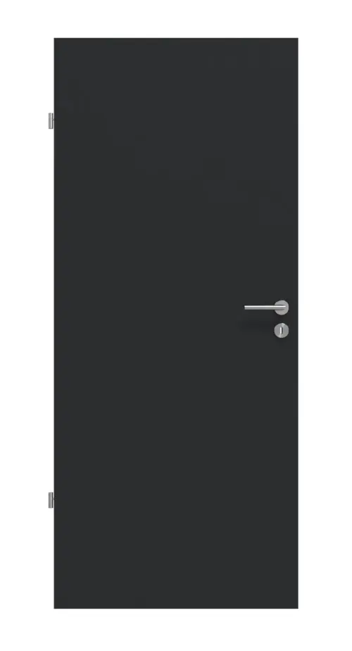 Widok frontowy antracyt RAL 7016 lakier matowy Basic drzwi wewnętrzne - Huga