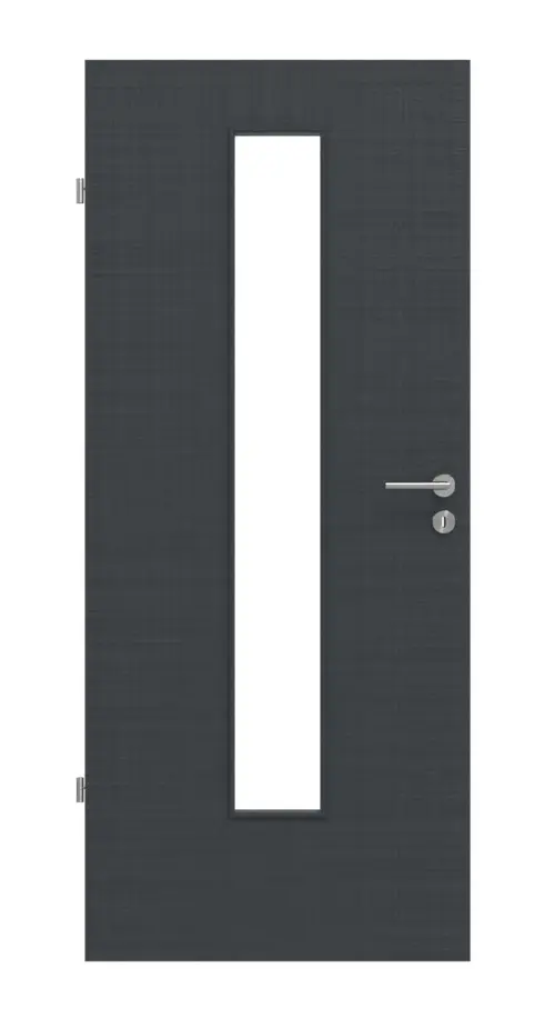 Widok frontowy Cotton like antracyt LA 24 Basic drzwi wewnętrzne - Huga